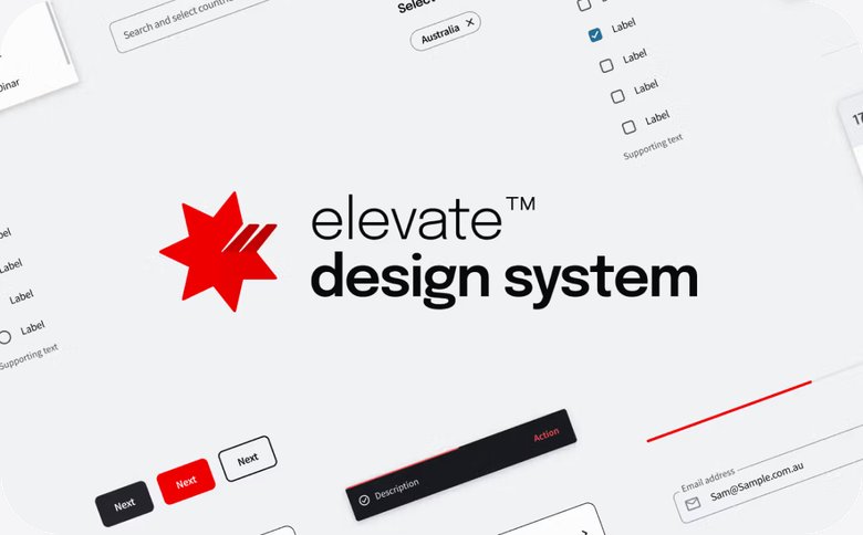 Elevate Design System case study thumbnail
